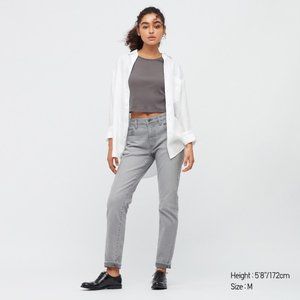 Uniqlo Premium Linen Shirt in Navy